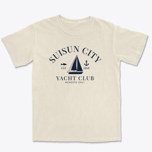 Suisun City California Yacht Club Premium Heavyweight T-shirt