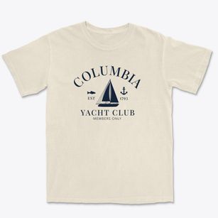 Columbia North Carolina Yacht Club Premium Heavyweight T-shirt