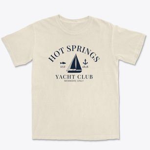 Hot Springs North Carolina Yacht Club Premium Heavyweight T-shirt