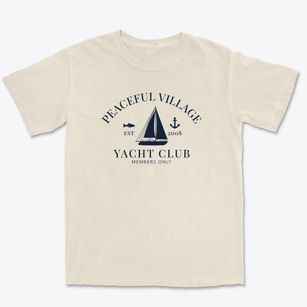 Peaceful Village Missouri Yacht Club Premium Heavyweight T-shirt