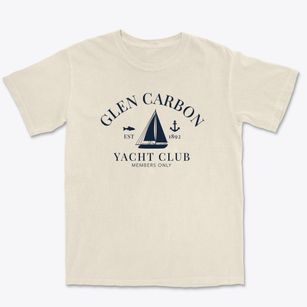 Glen Carbon Illinois Yacht Club Premium Heavyweight T-shirt