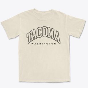 Tacoma Washington Inline Premium Heavyweight T-shirt