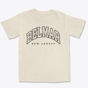Belmar New Jersey Inline Premium Heavyweight T-shirt