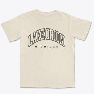 Lake Orion Michigan Inline Premium Heavyweight T-shirt