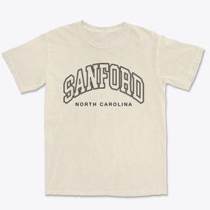 Sanford North Carolina Inline Premium Heavyweight T-shirt