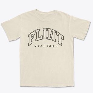 Flint Michigan Inline Premium Heavyweight T-shirt