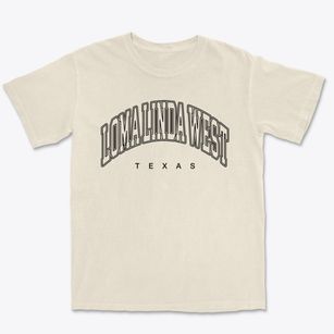 Loma Linda West Texas Inline Premium Heavyweight T-shirt
