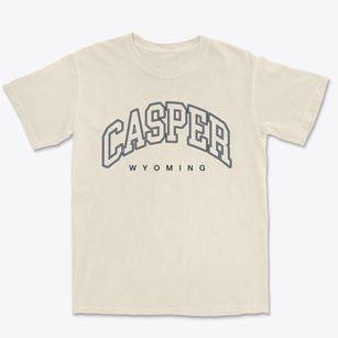 Casper Wyoming Inline Premium Heavyweight T-shirt