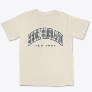 Shelter Island New York Inline Premium Heavyweight T-shirt