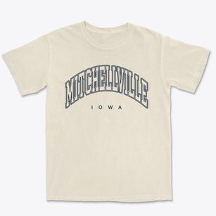 Mitchellville Iowa Inline Premium Heavyweight T-shirt