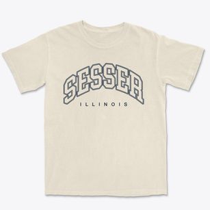 Sesser Illinois Inline Premium Heavyweight T-shirt