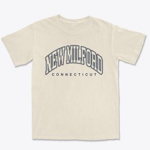 New Milford Connecticut Inline Premium Heavyweight T-shirt