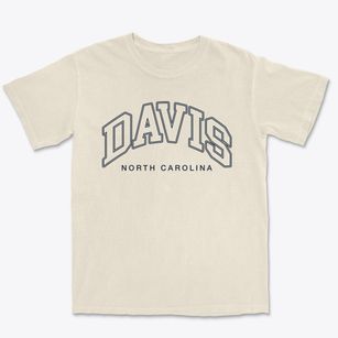 Davis North Carolina Inline Premium Heavyweight T-shirt