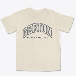 Gerton North Carolina Inline Premium Heavyweight T-shirt