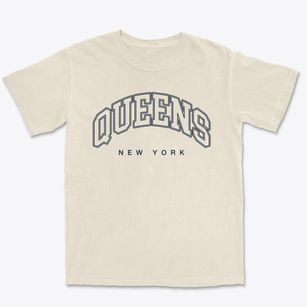 Queens New York Inline Premium Heavyweight T-shirt