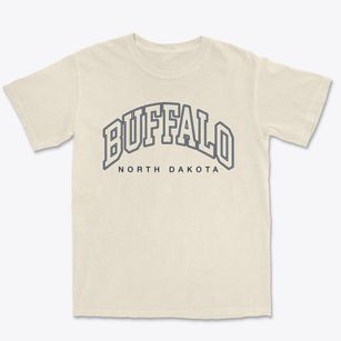 Buffalo North Dakota Inline Premium Heavyweight T-shirt