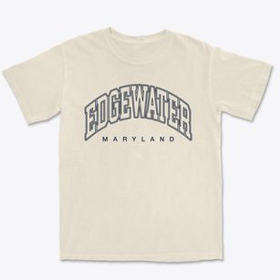 Edgewater Maryland Inline Premium Heavyweight T-shirt
