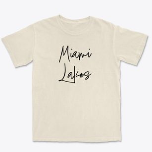 Miami Lakes Florida Freestyle Premium Heavyweight T-shirt