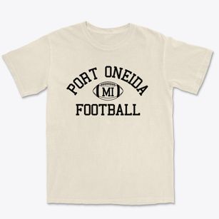 Port Oneida Michigan Football Premium Heavyweight T-shirt
