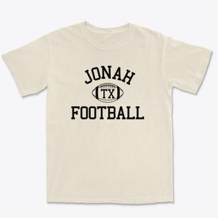 Jonah Texas Football Premium Heavyweight T-shirt