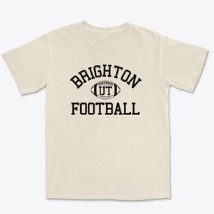 Brighton Utah Football Premium Heavyweight T-shirt