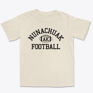 Nunachuak Alaska Football Premium Heavyweight T-shirt