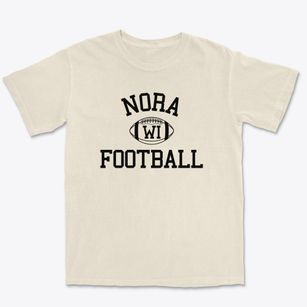Nora Wisconsin Football Premium Heavyweight T-shirt