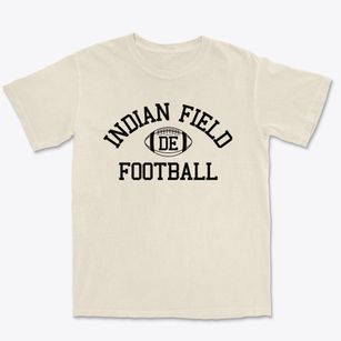 Indian Field Delaware Football Premium Heavyweight T-shirt