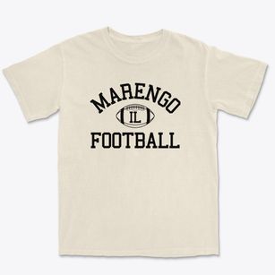 Marengo Illinois Football Premium Heavyweight T-shirt