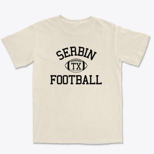 Serbin Texas Football Premium Heavyweight T-shirt