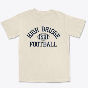 High Bridge New Hampshire Football Premium Heavyweight T-shirt