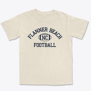 Flanner Beach North Carolina Football Premium Heavyweight T-shirt