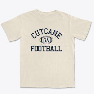 Cutcane Georgia Football Premium Heavyweight T-shirt