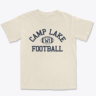Camp Lake Wisconsin Football Premium Heavyweight T-shirt