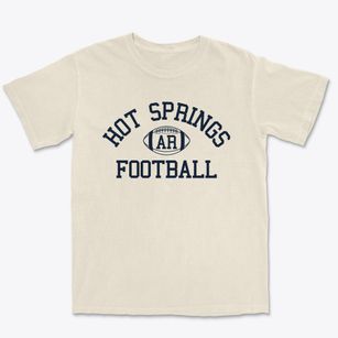 Hot Springs Arkansas Football Premium Heavyweight T-shirt