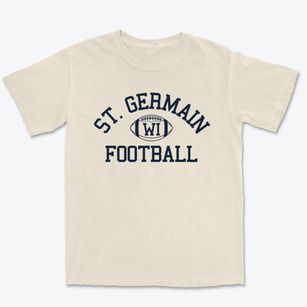 St. Germain Wisconsin Football Premium Heavyweight T-shirt