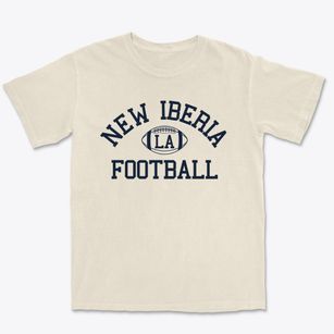 New Iberia Louisiana Football Premium Heavyweight T-shirt