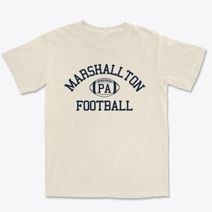 Marshallton Pennsylvania Football Premium Heavyweight T-shirt