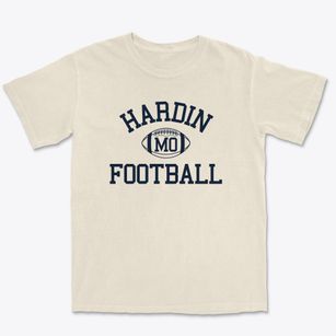 Hardin Missouri Football Premium Heavyweight T-shirt