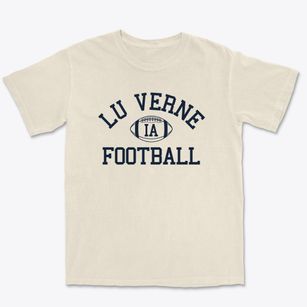Lu Verne Iowa Football Premium Heavyweight T-shirt