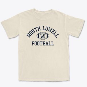 North Lowell Wisconsin Football Premium Heavyweight T-shirt
