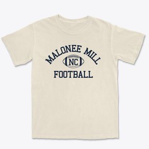 Malonee Mill North Carolina Football Premium Heavyweight T-shirt
