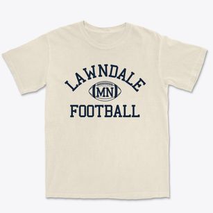Lawndale Minnesota Football Premium Heavyweight T-shirt