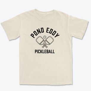 Pond Eddy Pennsylvania Pickleball Premium Heavyweight T-shirt