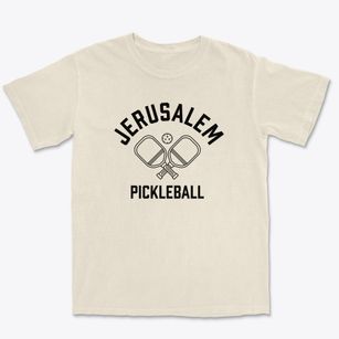 Jerusalem Vermont Pickleball Premium Heavyweight T-shirt