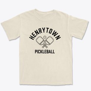 Henrytown North Carolina Pickleball Premium Heavyweight T-shirt