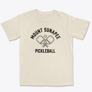Mount Sunapee New Hampshire Pickleball Premium Heavyweight T-shirt