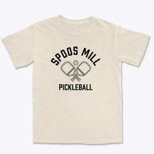 Spoos Mill Oregon Pickleball Premium Heavyweight T-shirt