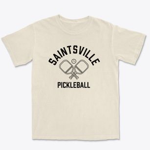 Saintsville New York Pickleball Premium Heavyweight T-shirt
