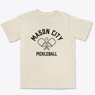 Mason City Illinois Pickleball Premium Heavyweight T-shirt